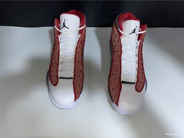 13 Gym 414571-600 Flint Jordan Grey Retro Air Red 0530